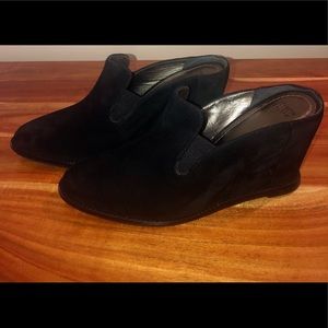 Johnston & Murphy wedge mules! Never worn outside!